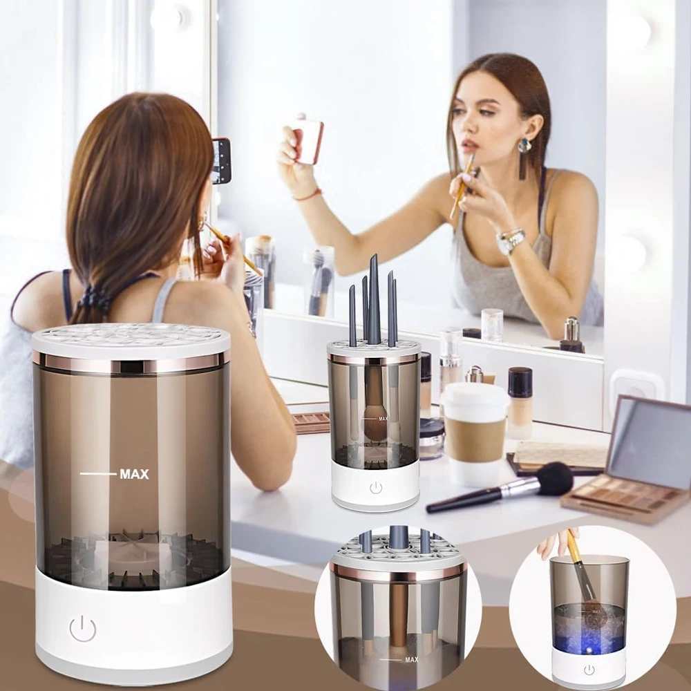 Electric Automatic Makeup Brush Cleaner & Dryer