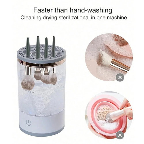 Electric Automatic Makeup Brush Cleaner & Dryer