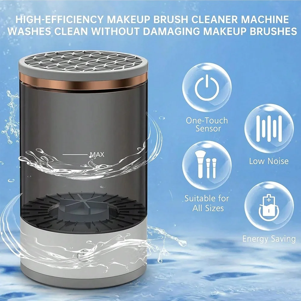 Electric Automatic Makeup Brush Cleaner & Dryer