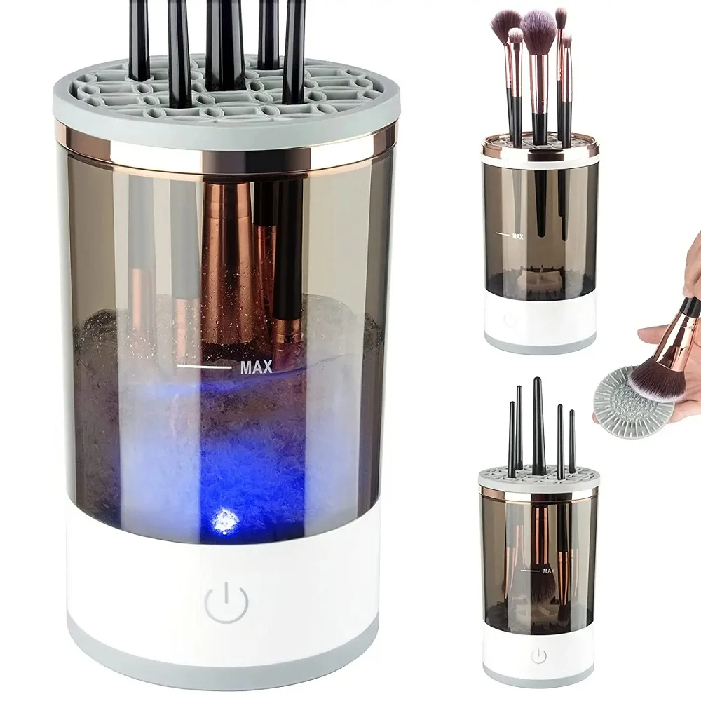 Electric Automatic Makeup Brush Cleaner & Dryer