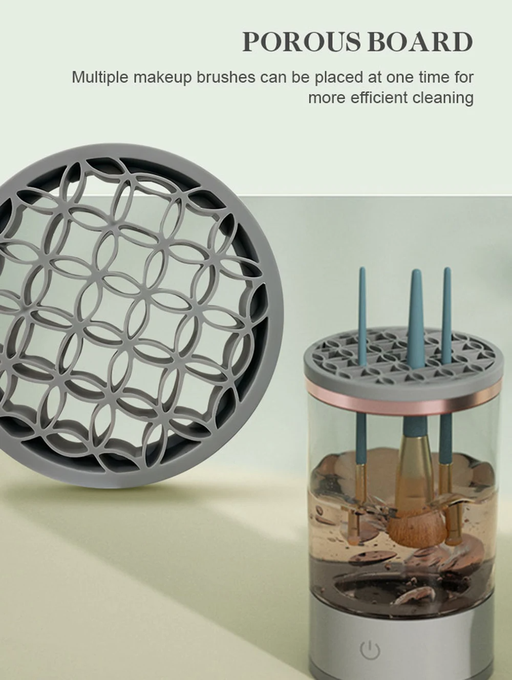 Electric Automatic Makeup Brush Cleaner & Dryer