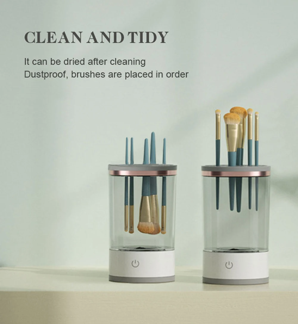Electric Automatic Makeup Brush Cleaner & Dryer