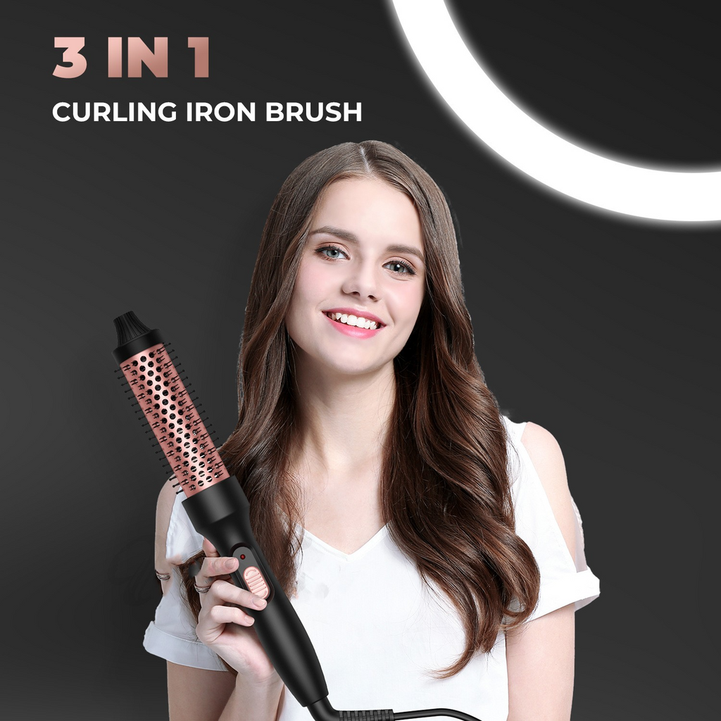 5-in-1 Professional Hair Styler, Straightener & Curler Dryer